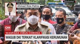 VIDEO: Wagub DKI Terkait Klarifikasi Kerumunan