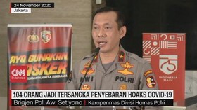 VIDEO: 104 Orang jadi Tersangka Penyebaran Hoaks Covid-19