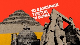 INFOGRAFIS: 10 Bangunan Tertua di Dunia