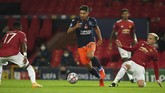 FOTO: Balas Dendam Manis Manchester United Manchester United sukses membalas kekalahan 1-2 melawan Istanbul Basaksehir dengan skor meyakinkan 4-1 di matchday keempat Liga Champions.