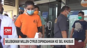 VIDEO: Selebgram Millen Cyrus Dipindahkan ke Sel Khusus