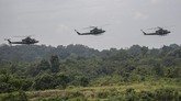 FOTO: Latihan Tempur Prajurit TNI AD Sebanyak 3.123 prajurit yang tergabung dalam Brigade Tim Pertempuran TNI AD menggelar Latihan Antar Kecabangan TNI AD Kartika Yudha Tahun 2020.