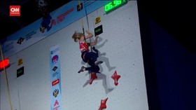 VIDEO: Pecah Rekor Panjat Tebing 15 Meter Kurang dari 7 Detik
