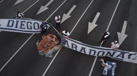 FOTO: Tangis Argentina atas Kematian Maradona