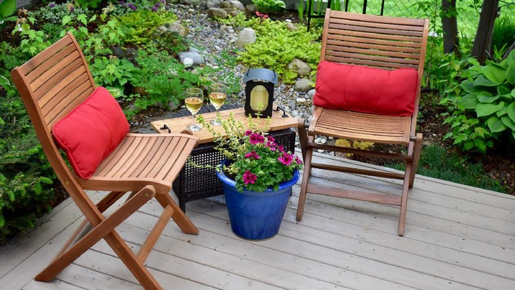 Small garden on the balcony