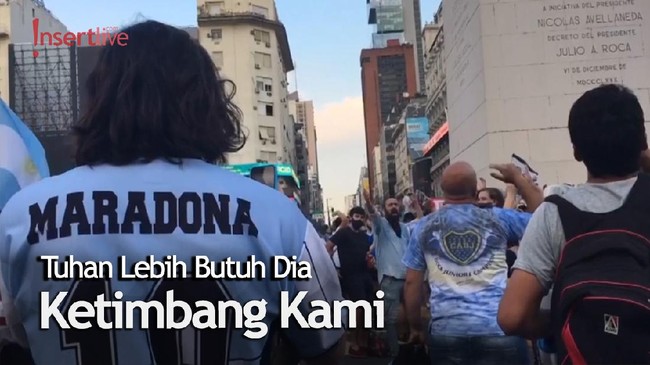 Diego Maradona Meninggal Dunia, Penggemar Berduka