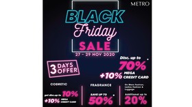 Black Friday Sale, METRO Beri Diskon 70+10 Persen Cuma 3 Hari