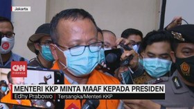 VIDEO: Resmi Pakai Rompi Oranye, Edhy Prabowo Minta Maaf