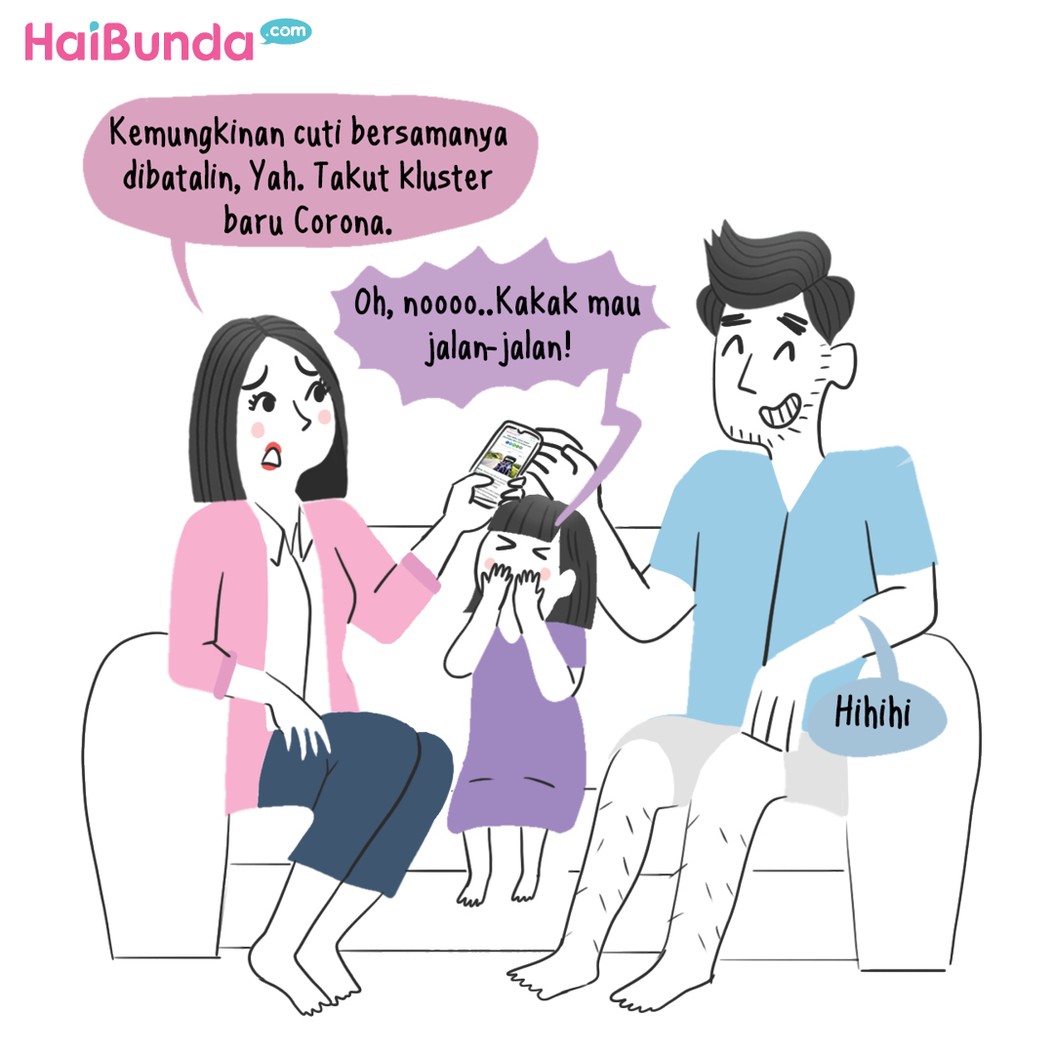 Komik mengenai Libur akhir tahun.