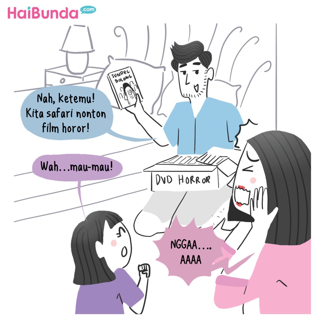 Komik mengenai Libur akhir tahun.