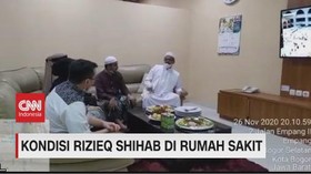VIDEO: Dijenguk, Begini Kondisi Rizieq Shihab di Rumah Sakit