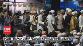 VIDEO: Polisi Tetapkan Unsur Pidana di Kerumunan Petamburan