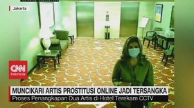 VIDEO: Rekaman CCTV Penangkapan Artis Prositusi Online