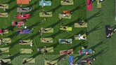 NYALANG: Tak Lekang oleh Nestapa Yoga di Dubai, protes mahasiswa Hong Kong hingga badut yang mengenakan APD covid-19 di Yerussalem menjadi foto pilihan CNNIndonesia.com pekan ini.