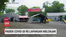 VIDEO: Pasien Covid-19 RS Lapangan Melonjak