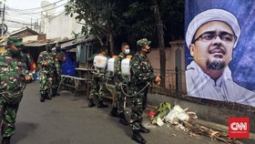 Kodim Semprot Disinfektan di Petamburan, FPI Sempat Mengadang