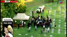 VIDEO: Pemakaman Maradona Diwarnai Bentrokan