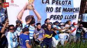 VIDEO: Sorakan Duka untuk Diego Maradona