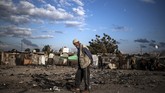 FOTO: Blokade Israel Hancurkan Ekonomi Gaza Blokade Israel terhadap Jalur Gaza sejak 2007 menyebabkan wilayah yang terkepung kerugian hingga 16,7 miliar dolar AS.