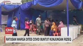 VIDEO: Ratusan Warga Dites Covid Buntut Kunjungan Rizieq