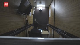 VIDEO: Hotel Kapsul Jepang Disulap jadi Kantor Imbas Pandemi