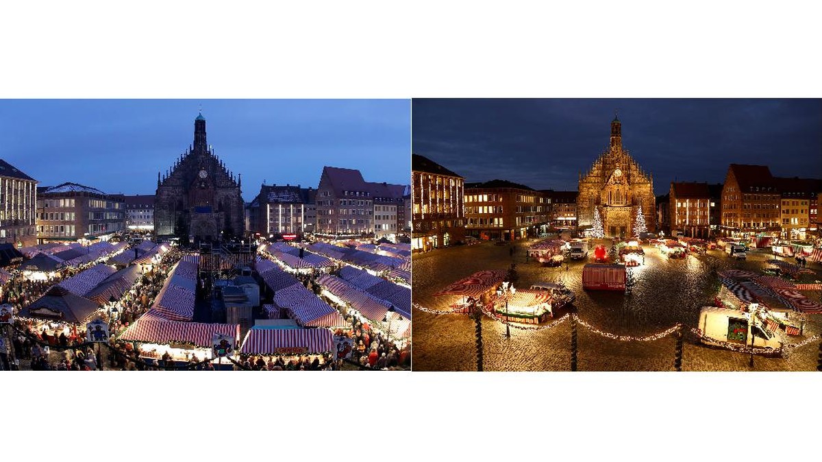 FOTO: Pasar Natal, Tradisi Natal yang 'Hilang' Karena Corona