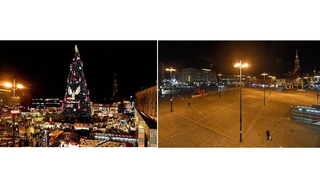 FOTO: Pasar Natal, Tradisi Natal yang 'Hilang' Karena Corona