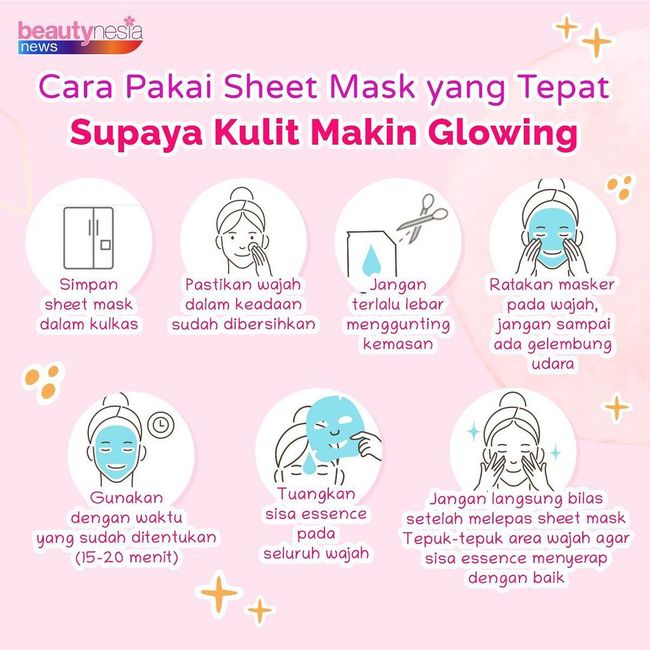 Step Skincare Setelah Memakai Sheet Mask