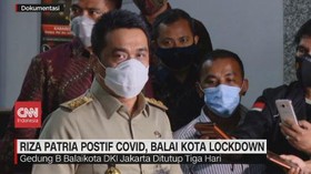 VIDEO: Riza Patria Positif Covid-19, Balai Kota Lockdown