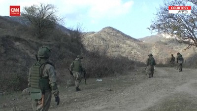 VIDEO: Tentara Rusia Jaga Wilayah Sengketa Armenia-Azerbaijan