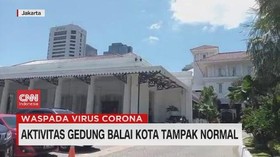 VIDEO: Aktivitas Gedung Balai Kota Tampak Normal