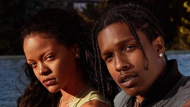 Lama Berteman Baik, Rihanna dan A$AP Rocky Akhirnya Pacaran