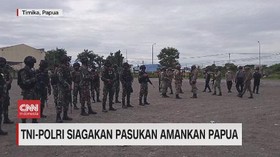 VIDEO: TNI-Polri Siagakan Pasukan Amankan Papua