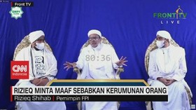 VIDEO: Rizieq Minta Maaf Sebabkan Kerumunan Orang