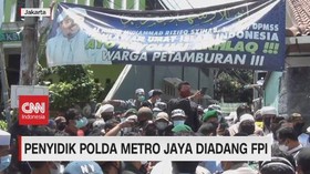 VIDEO: Penyidik Polda Metro Jaya Diadang FPI