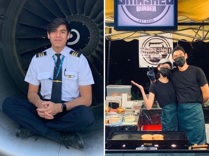 Dahulu Pilot, Kini Pria Ini Jadi Pedagang Burger karena Pandemi Corona