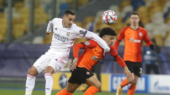Real Madrid diimbangi Shakhtar Donetsk di babak pertama pertandingan Liga Champions Grup B, Rabu (2/12) dini hari waktu Indonesia.
