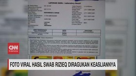 VIDEO: Foto Viral Hasil Swab Rizieq Diragukan Keasliannya