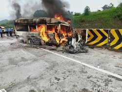 Cerita Korban Selamat Insiden Elf Terbakar di Tol Madiun-Nganjuk