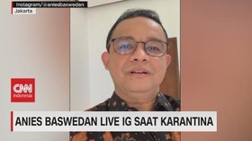 VIDEO: Anies Baswedan Live IG Saat Karantina
