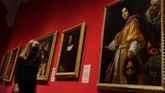 FOTO: Pameran Lukisan Mahakarya Koleksi Istana Buckingham Sejumlah lukisan mahakarya yang biasanya terpajang tertutup untuk publik di the State Room, Istana Buckingham, kini dipamerkan untuk umum.