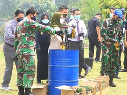 Bea Cukai Bengkulu Musnahkan Barang Sitaan, Rokok Ilegal-Alat Bantu Seks