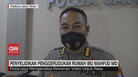 VIDEO: Polisi Selidiki Penggerudukan Rumah Ibu Mahfud MD