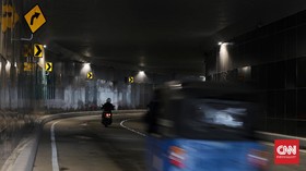FOTO : Uji Coba Underpass Senen Extension Tahap Dua