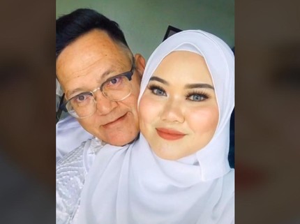 Viral Wanita Muda Nikahi Pria 73 Tahun, Terkuak Fakta Wajah Ganteng Suaminya