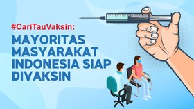 INFOGRAFIS: Mayoritas Rakyat RI Siap Divaksin