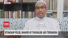 VIDEO: Ditangkap Polisi, Maaher At-Thuwailibi jadi Tersangka