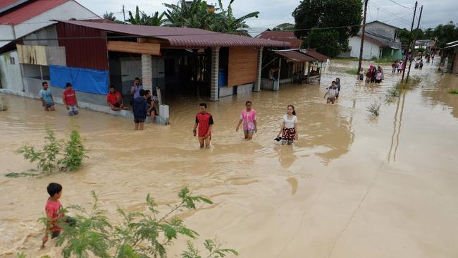 3 Kecamatan Di Lombok Tengah Banjir, 350 Keluarga Terdampak