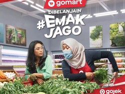 Kini Belanja Bahan Makanan Online di GoMart Bisa Dipilihin Emak-emak