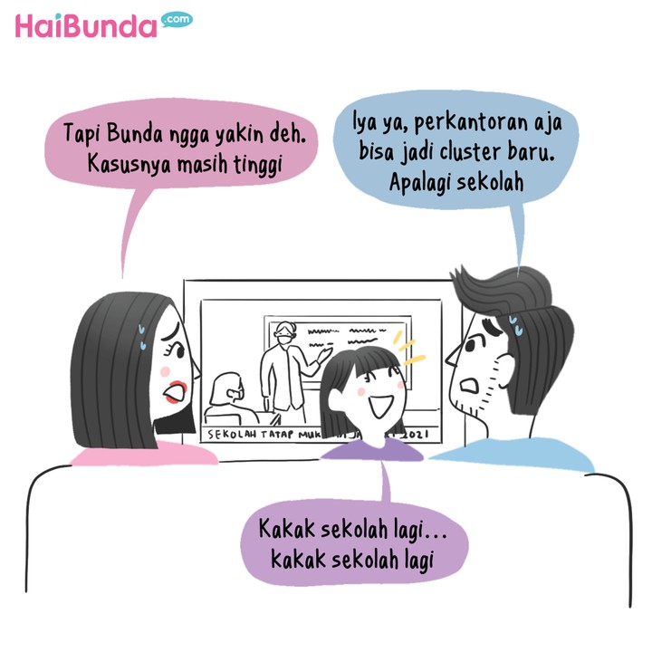 Komik Sekolah Tatap Muka